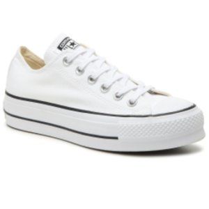 Platform Low Top Converse Size 7